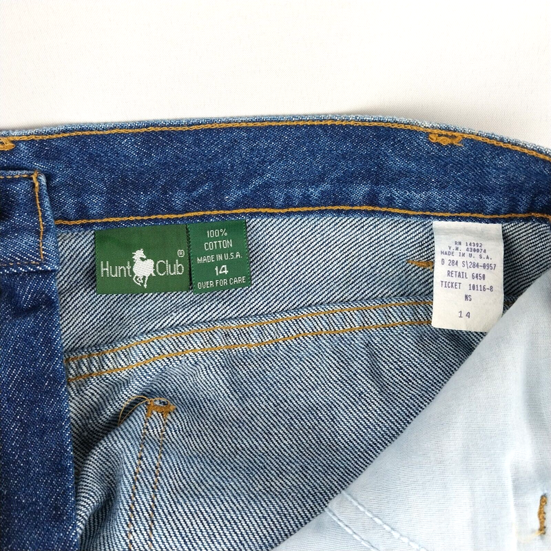 New Hunt Club Womens Relaxed Fit Signature 5 Pocket Denim Jeans Blue Size 14