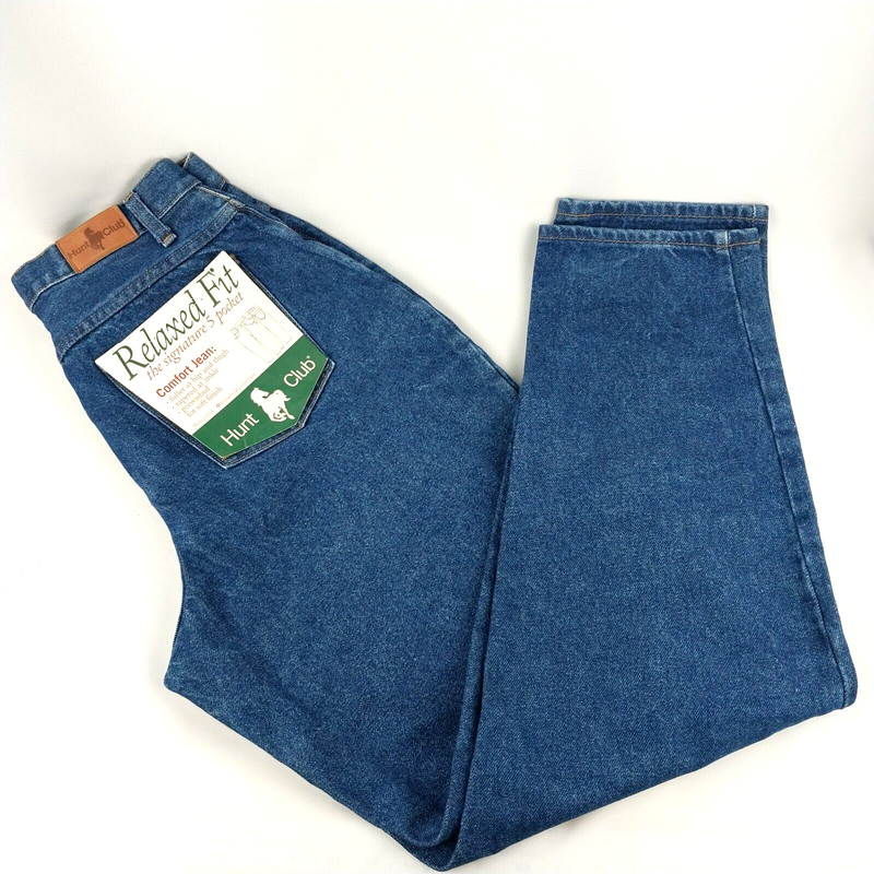 New Hunt Club Womens Relaxed Fit Signature 5 Pocket Denim Jeans Blue Size 14