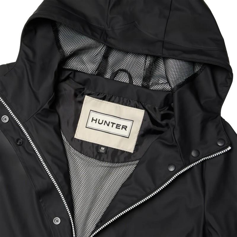 NEW HUNTER Women’s Water Resistant Windbreaker Hooded Jacket Black Size M/L