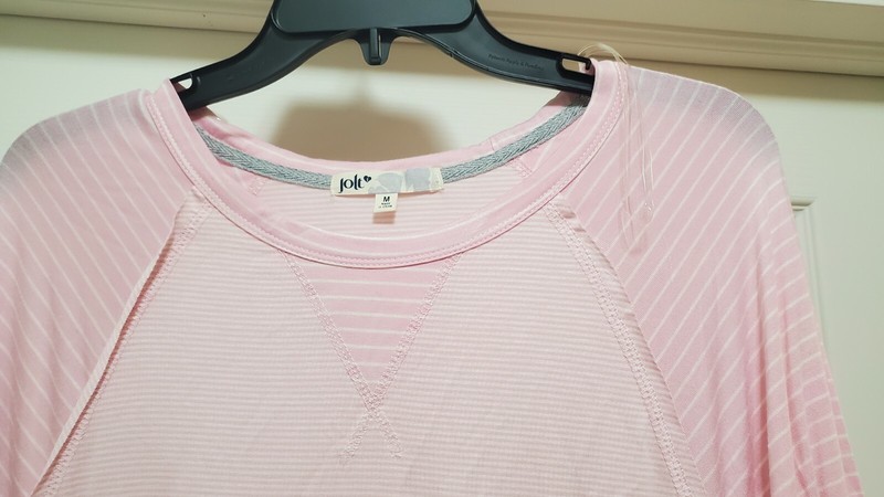 New Jolt Shirt Women's Juniors Pink Stripe NWT $34 Size Medium