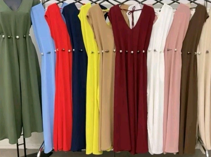 NEW LADIES ITALIAN LAGENLOOK V-NECK PEARL BELTED WIDE LEG JUMPSUIT