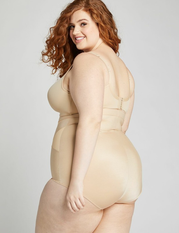 NEW LANE BRYANT CACIQUE CONTROL WEAR CAFE MOCHA HIGH WAIST BRIEF SHAPER SZ 22/24