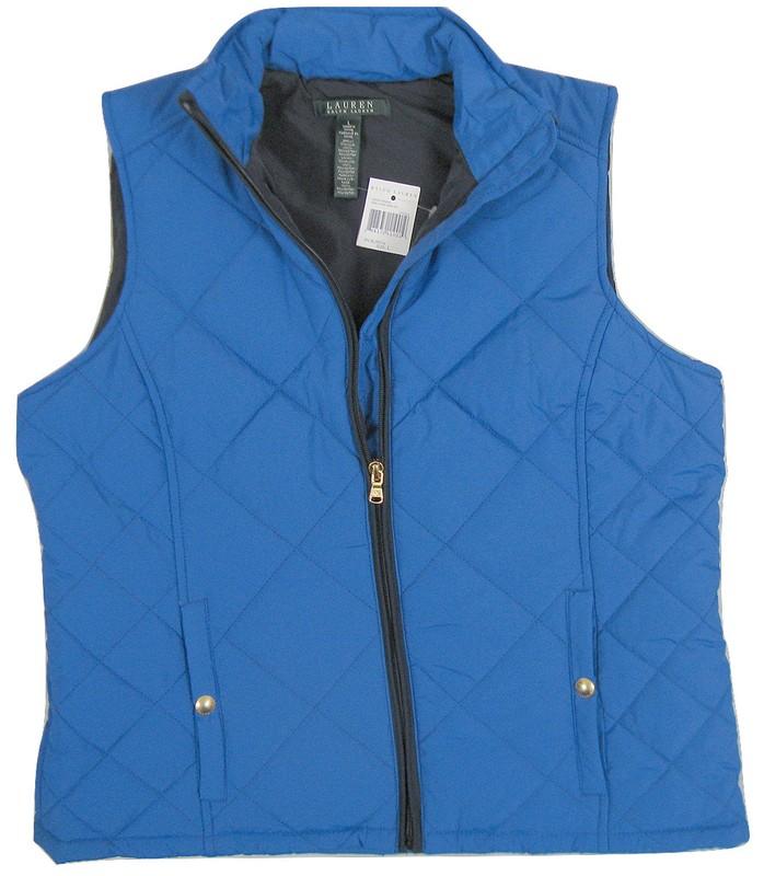 NEW Lauren By Ralph Lauren Womens Quilted Vest *Lightweight* *4 Colors*