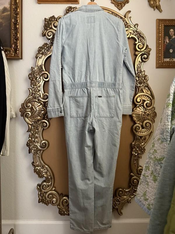 New Lee Union All Light Denim Coveralls Boiler XS
