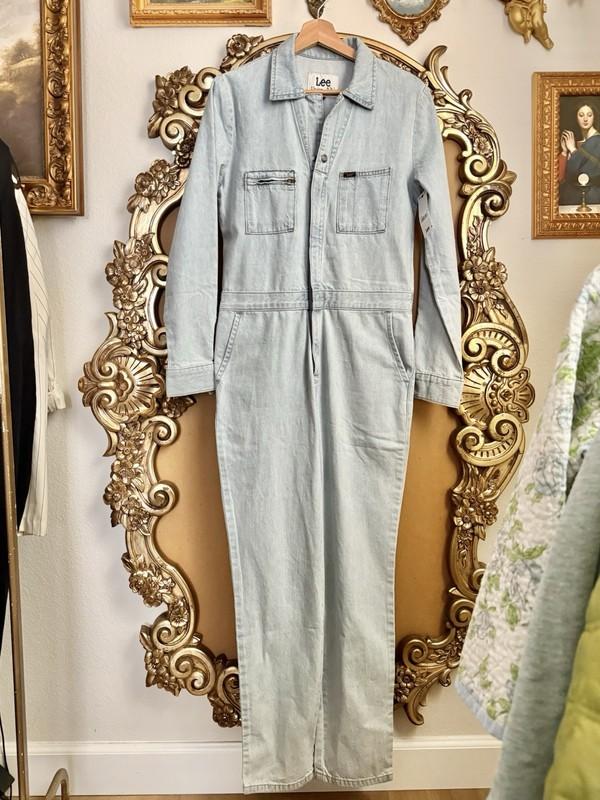 New Lee Union All Light Denim Coveralls Boiler XS