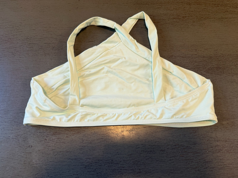 NEW Light Blue L SPACE Swimsuit Bikini Top Size Medium