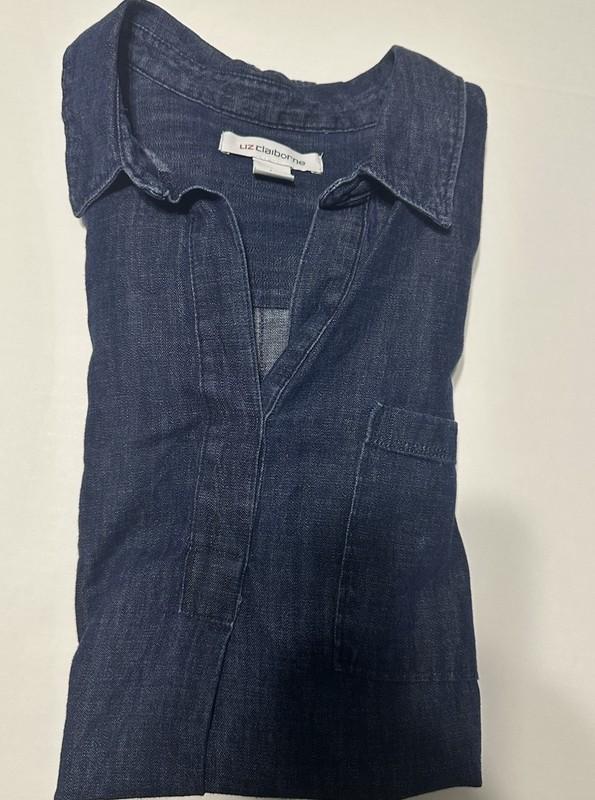 NEW Liz Claiborne Blouse Womens L Top