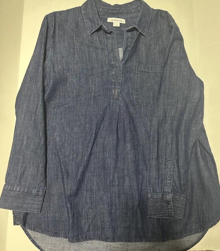 NEW Liz Claiborne Blouse Womens L Top