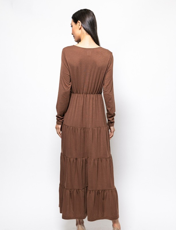 NEW Long Sleeve Knit Maxi Dress