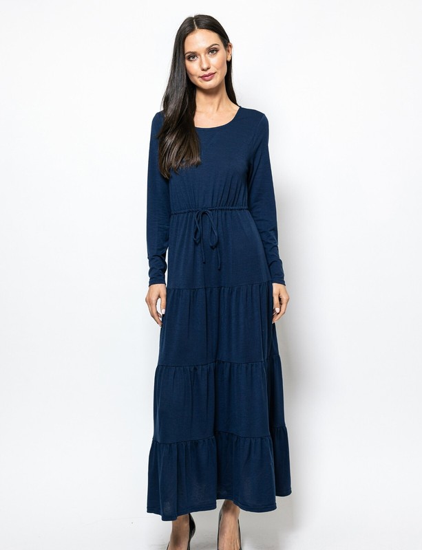 NEW Long Sleeve Knit Maxi Dress
