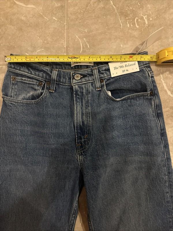 NEW NWT Abercrombie & Fitch The ‘90s Relaxed Jean High Rise Size 27 / 4L