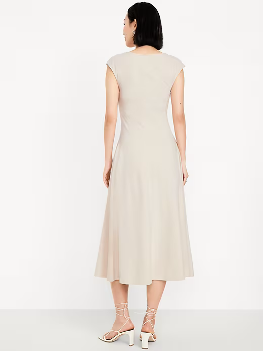 New Old Navy Dress Women Fit And Flare Midi Dress Wish Bone Many Sizes