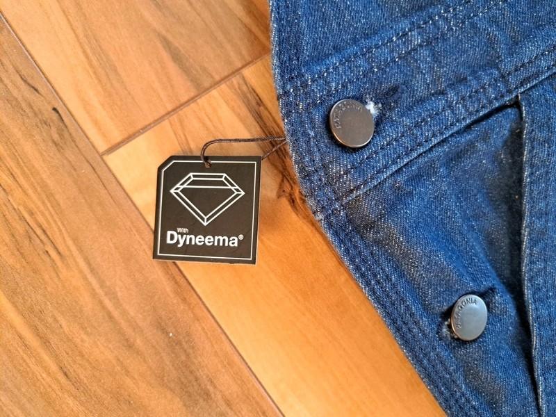 New Patagonia Women's Overalls Blue Denim Size M Made W/Dyneema Tags USA