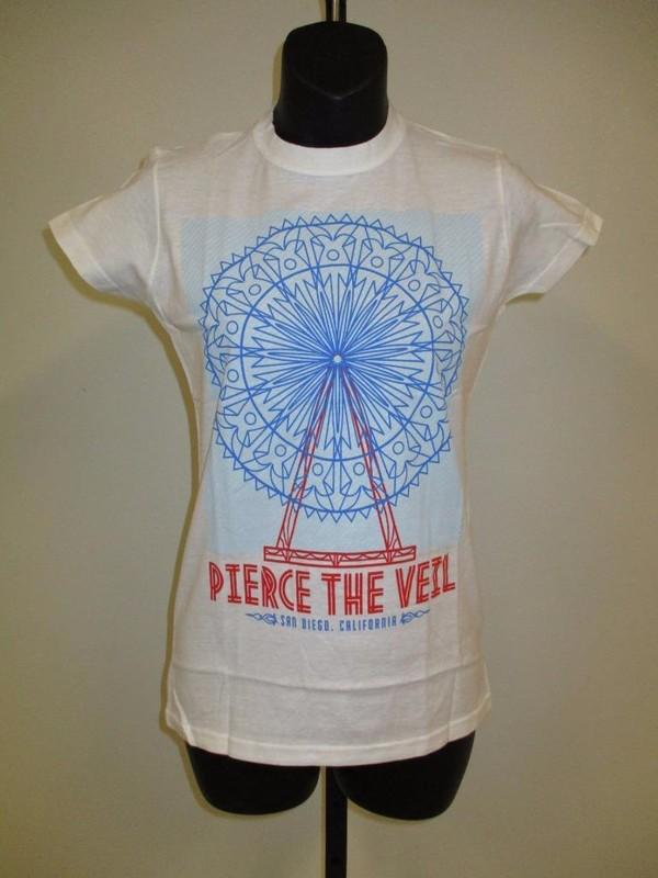 New PIERCE THE VEIL Womens Juniors sizes XS-S-M-L-XL-2XL Concert Band Shirt