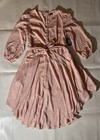 NEW Plus Size 3X Vince Camuto Tiered Tie-Waist Midi Dress Pink Orchid Daisy $139