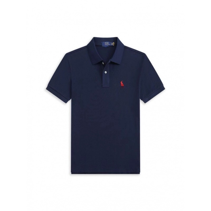 New Polo Men Custom Fit Mesh Polo Shirt