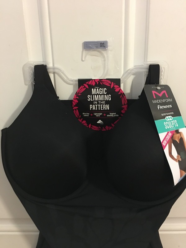 NEW SIZE XXL WOMEN MAIDENFORM FLEXEES FITSENSE ALL-IN-ONE SHAPING BODYBRIEFER