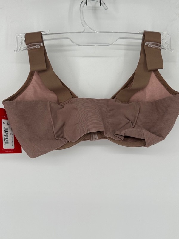 NEW Spanx BRA-LLELUJAH Illusion Lace Full Coverage Bra Café Vintage Rose Sz 38D