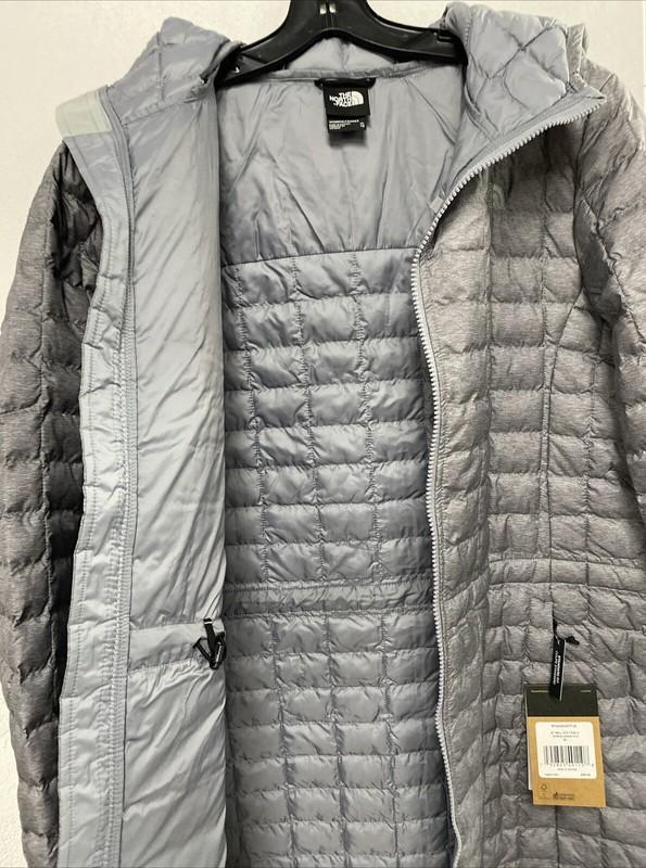 NEW The North Face Thermoball Eco Parka Grey Heather Women's Size XL