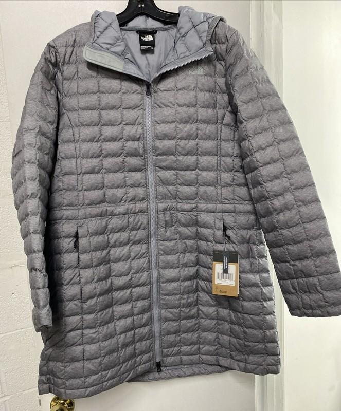 NEW The North Face Thermoball Eco Parka Grey Heather Women's Size XL