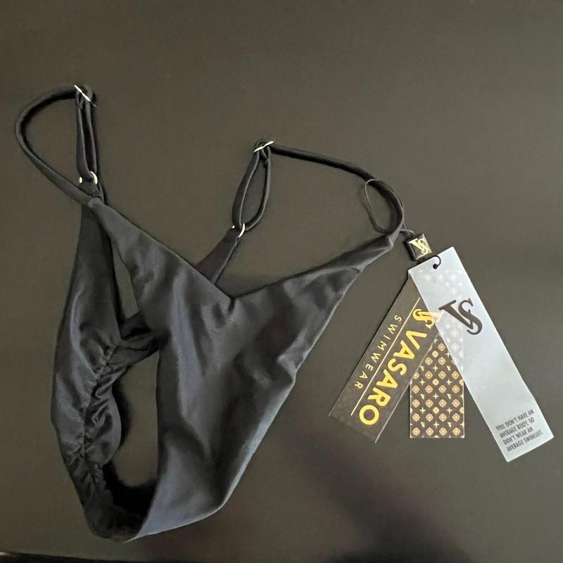NEW Vasaro Perfect Tanning Bikini Bottoms in Black Size Medium
