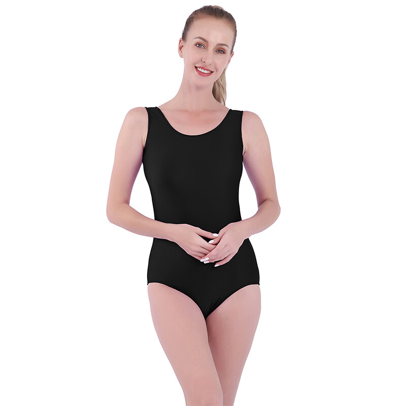 New Women Bodysuit Sleeveless Ballet Leotard Stretch Dance Gymnastics Costume