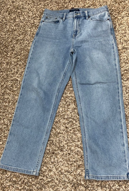 New Women’s Calvin Klein Wide Leg Jeans Size 10 Light Blue (E1/1)