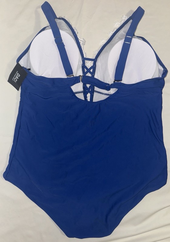 New Women’s Royal Blue One Piece Bathing Suit - Size 22w