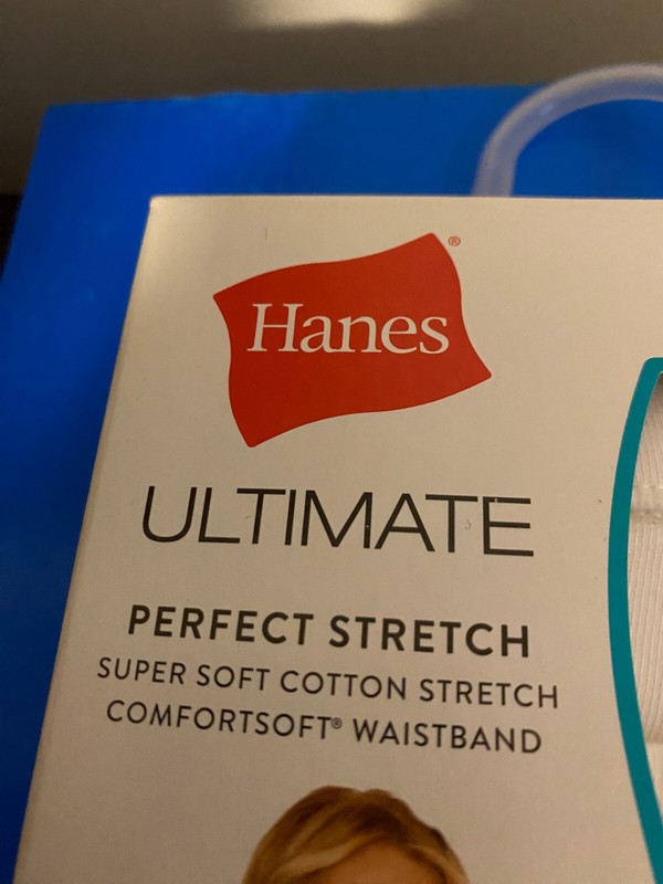 NEW WOMEN'S SIZE XL (8) HANES ULTIMATE COTTON STRETCH HIPSTER UNDERWEAR 3-PACK