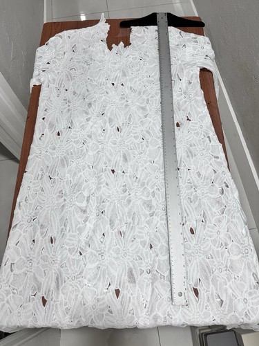 New Women’s White Long Floral Beach Cover Up Dress One Size