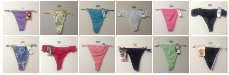 New Womens/Ladies VASSARETTE THONG/ HIPSTERS / BIKINIS PANTIES COLORS Size 5-9