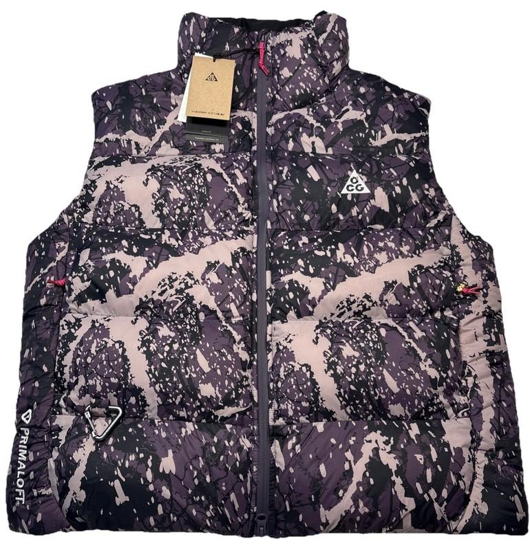 Nike ACG Lunar Lake Therma FIT ADV Women Size XS Vest Black Purple FV7331-573