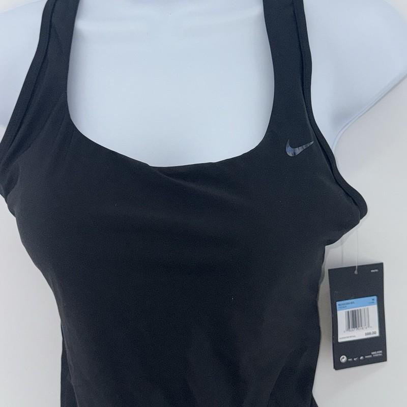 Nike Black Essential Crossback One Piece Swimsuit Medium Tjl18a