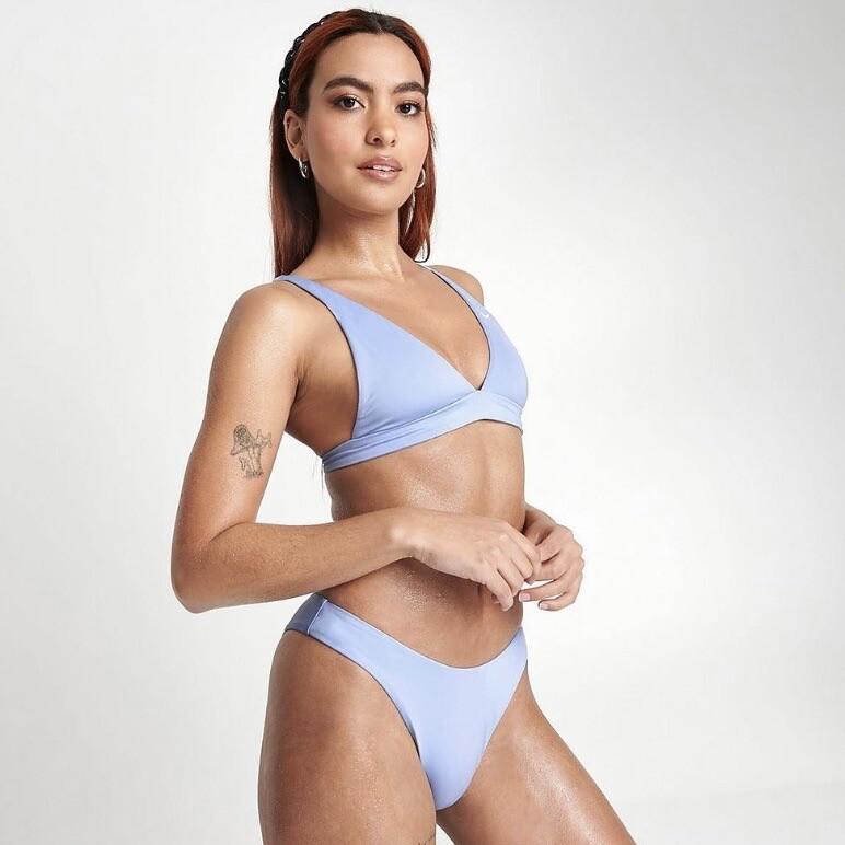 Nike Essentials Swim Bikini Bottoms Women's M Purple Cobalt Bliss Medium