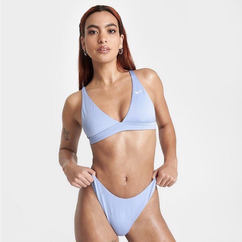 Nike Essentials Swim Bikini Bottoms Women's M Purple Cobalt Bliss Medium