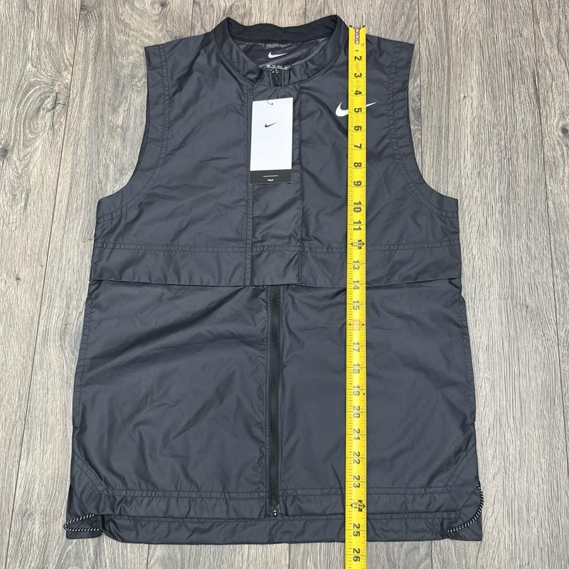 Nike Full Zip Repel Golf Vest Size XS Womens Black Sleeveless $100
