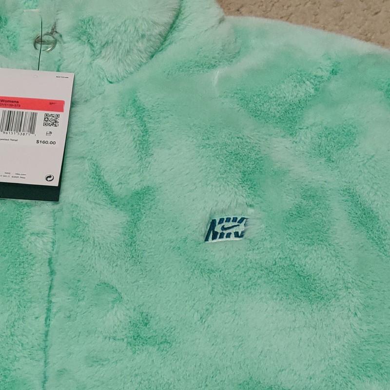 Nike Sportswear Icon Clash Mint Green Womens Full Zip Jacket Multi Sz DV5139-379