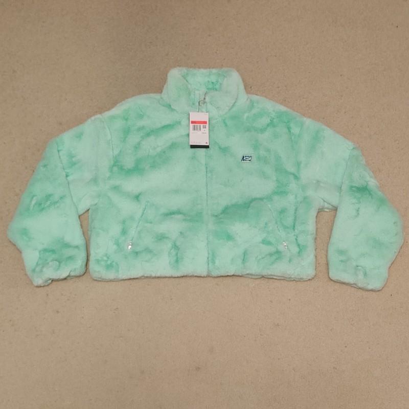 Nike Sportswear Icon Clash Mint Green Womens Full Zip Jacket Multi Sz DV5139-379