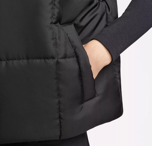 Nike Sportswear Women's L Classic Puffer Therma-FIT Loose Vest Black FB7679-010