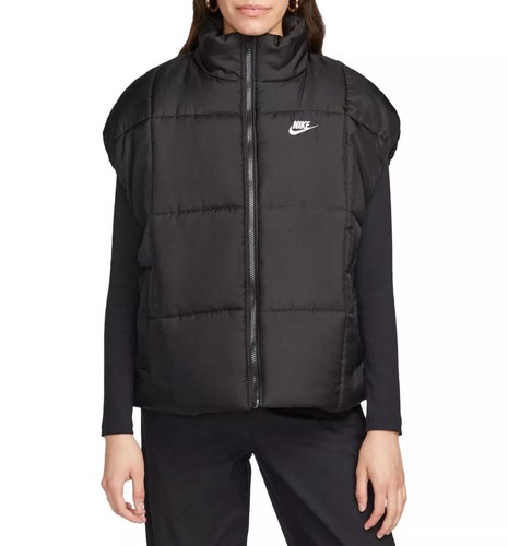 Nike Sportswear Women's L Classic Puffer Therma-FIT Loose Vest Black FB7679-010