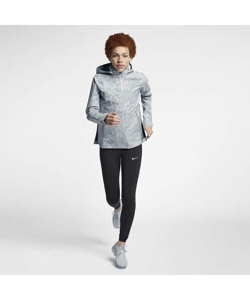Nike Women's AeroShield Reflective Jacket Grey Sz M 876833-065
