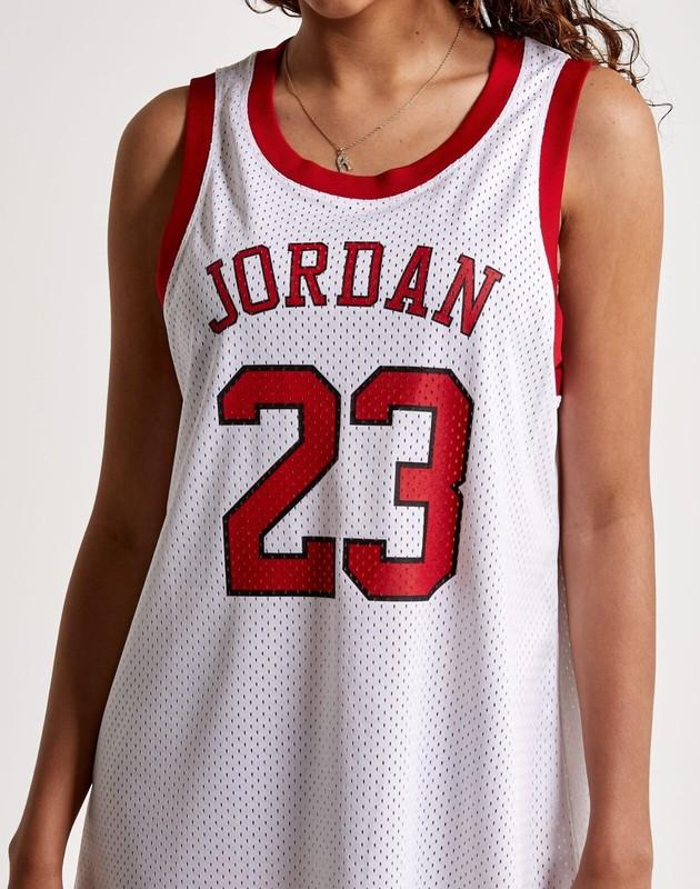 Nike Women's Dress Air Jordan Heritage #23 White DO5029-100 Mesh Size Medium