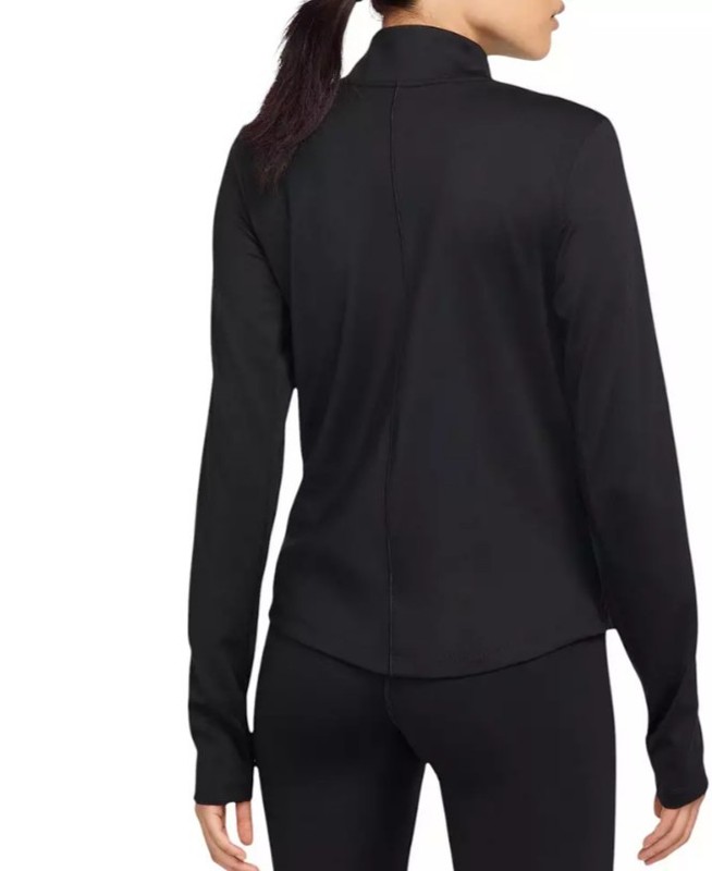 Nike Women's One Dri-Fit Full Zip Midlayer Jacket Sz Medium Black SHIP