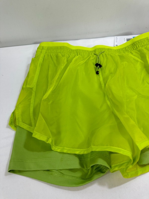 Nike Women’s Size Small Icon Clash Tempo Luxe Running Shorts In Green DM7739-321