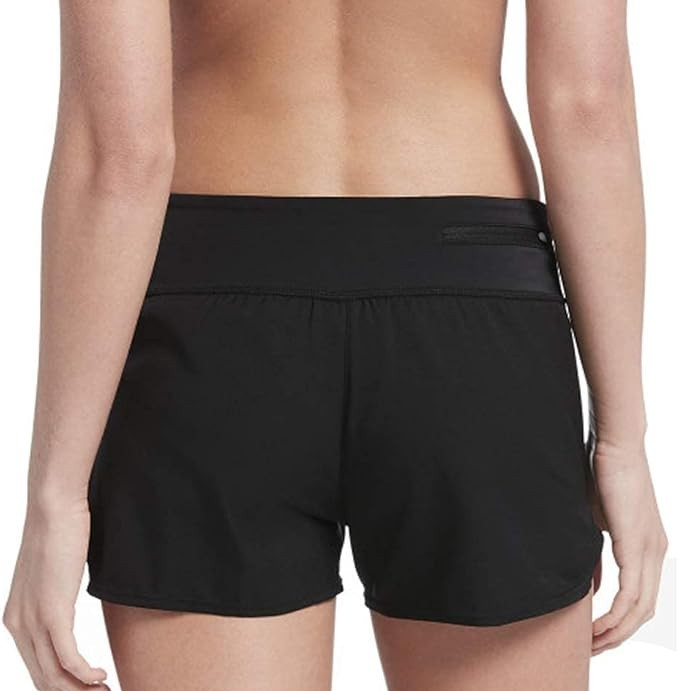 Nike Women's Standard Solid Element Swim Boardshort Black Size L