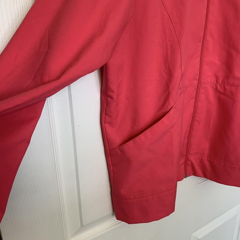 Nike Women’s XL Pink Lightweight Windbreaker Full Zip Up Mock Neck Jacket