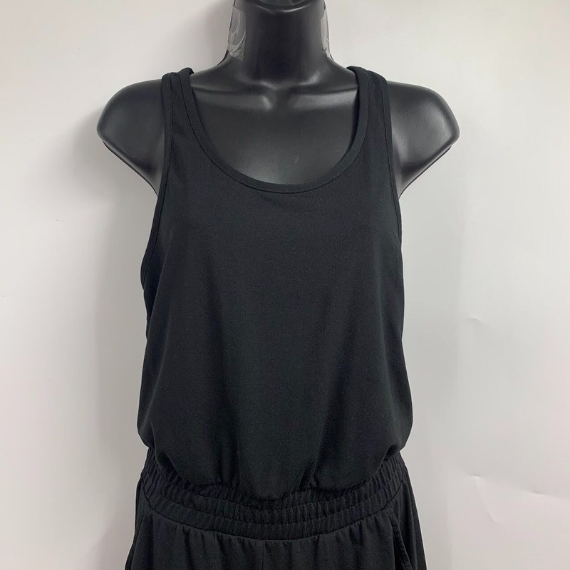 Nike Women's Yoga Sleeveless Stretch Black Cj5280 010 Jumpsuit Size Small