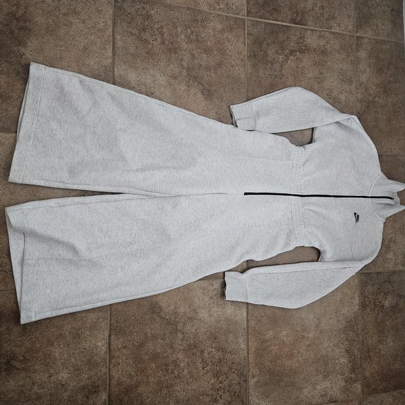 Nike Women Sportswear Tech Fleece Windrunner Jumpsuit Grey Sz XS FB8798-013