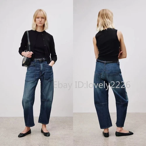 Nili Lotan Womens Autumn And Winter Ultra-soft Cotton Ankle Pants