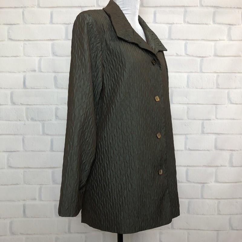Nina McLemore Brown Quilted Jacket Size 6